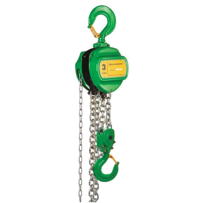 delta green spur gear block and tackle with 10 m lifting height 0.5 t