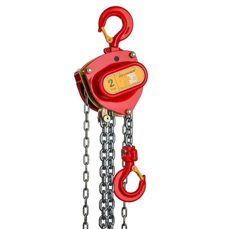 delta red spur gear block and tackle 1.5 t with 6 m lifting height