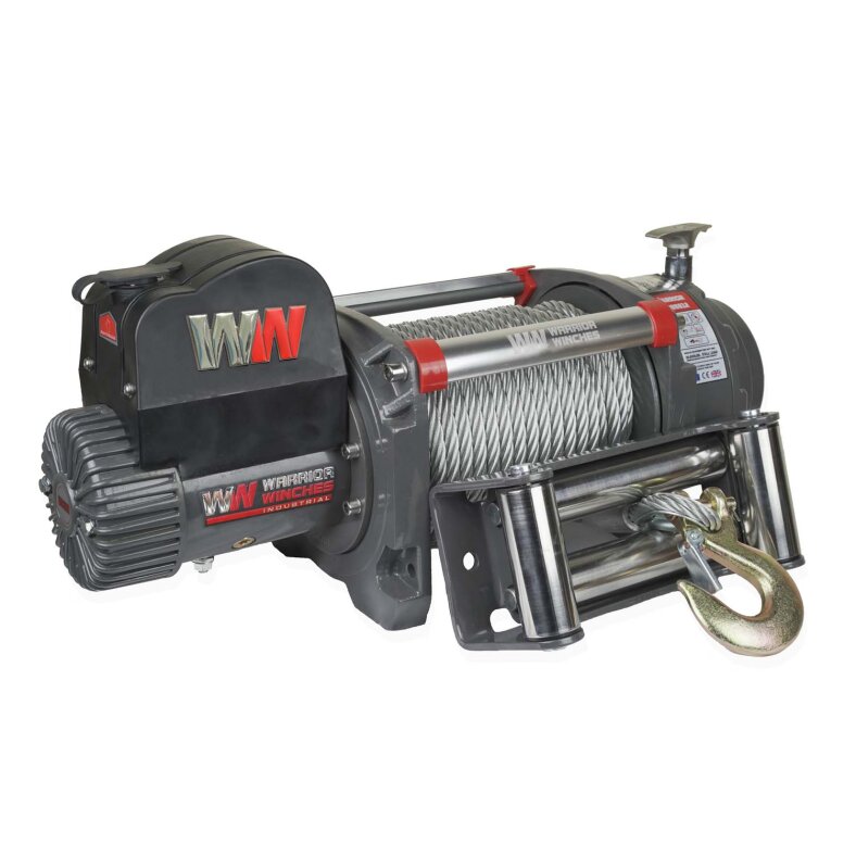 Electric winch Warrior samurai s 20000 9.1 t 24 v steel cable waterproof to ip68